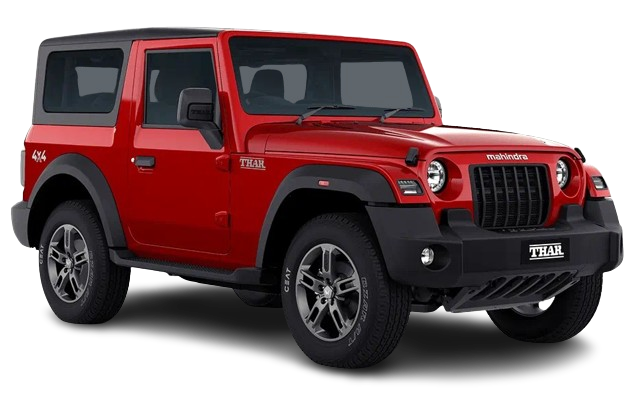 Mahindra Thar Automatic Convertible Red Self Drive Goa