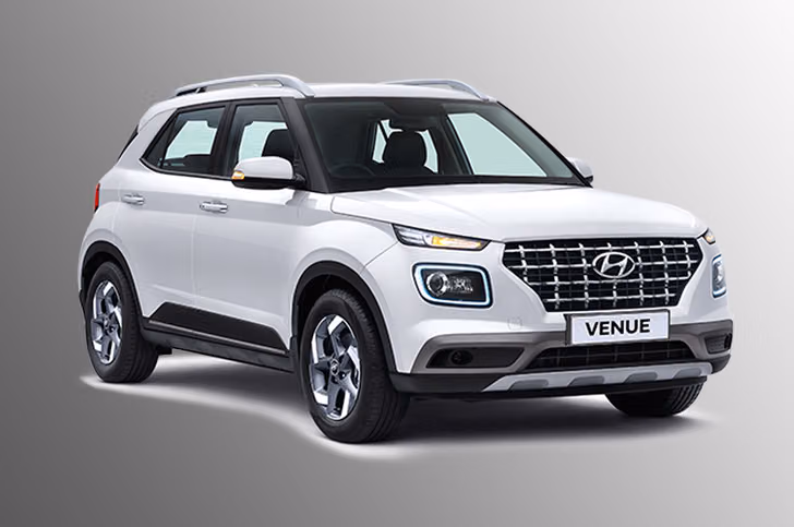 Hyundai Venue with Sunroof White Self Drive Goa